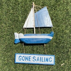 Monkey Business Gone Sailing Sign